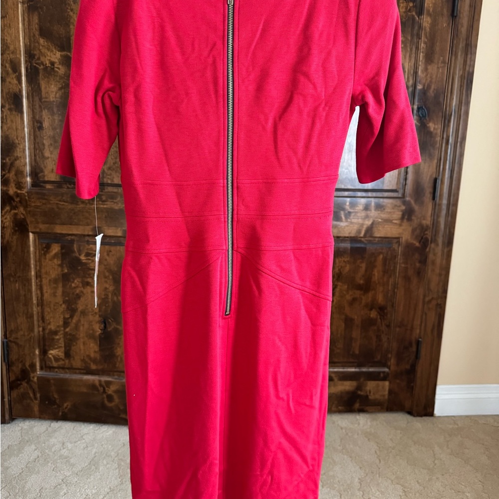 NWT MAGGY LONDON Dress Red color size 10 - Picture 4 of 4